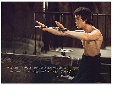 zolto Poster mit Zitaten von Bruce Lee's (in englischer Sprache), 30,5 x 45,7 cm von zolto