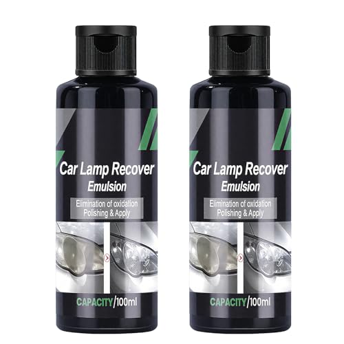 BEAMREVIVE Car Lamp Recover Emulsion, BeamRevive Oxidation Polishing & Apply for Clear Vision & Durable Headlight Protection (2pcs) von zoocco