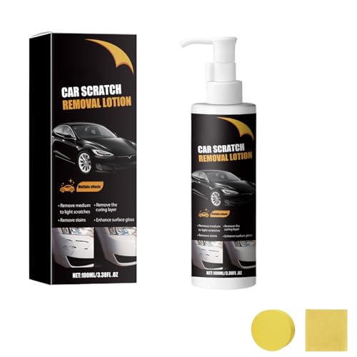 Car Scratch Remover, 2025 Upgrade Scratch Remover for Vehicles with Sponge, Easy DIY Scratchs Repair for Daily Driving & Family Use (1PCS) von zoocco