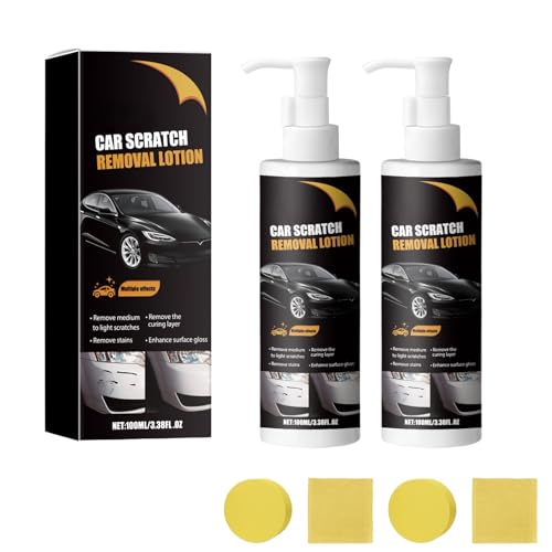 Car Scratch Remover, 2025 Upgrade Scratch Remover for Vehicles with Sponge, Easy DIY Scratchs Repair for Daily Driving & Family Use (2PCS) von zoocco
