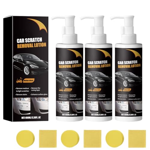 Car Scratch Remover, 2025 Upgrade Scratch Remover for Vehicles with Sponge, Easy DIY Scratchs Repair for Daily Driving & Family Use (3PCS) von zoocco