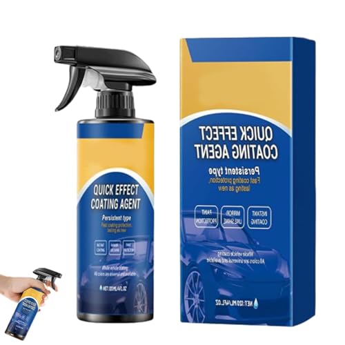 Kiwient Car Coating Spray for Shine & Protection, Quick Effect Coating Agent, Versatile Waterless & Wash Oil Film Emulsion Glass Cleaner for Auto Enthusiasts (1pcs) von zoocco