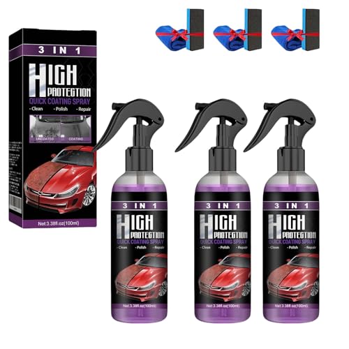 Turbo Shine Nexa, Nexa Turbo Shine Nano Repair & Protective Coating, Fast Turbos Spray Paint for Cars, Metal & Tools (3PCS) von zoocco