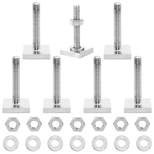 Zorvixal 7 Stück T-nut Nutsteine mit Muttern und Unterlegscheiben, M6 x 35 mm T-nut Adapter, Edelstahl Nutsteine M6 Dachträger, für Dachträger Relingträger Kompatibel zu Thule Zorvixal 7 Stück T-nut Nutsteine mit Muttern und Unterlegscheiben, M6 x 35 mm T-nut Adapter, Edelstahl Nutsteine M6 Dachträger, für Dachträger Relingträger Kompatibel zu Thule von zorvixal