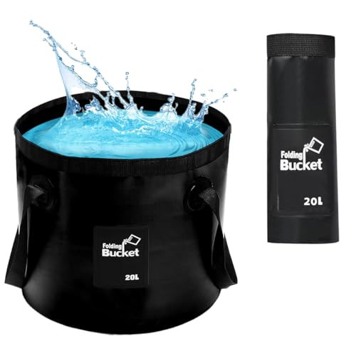 Faltbarer Fischeimer, 20L Tragbar Outdoor Falteimer, Ultraleichter Outdoor Waschbecken Angeleimer, Faltbarer Campingeimer, PVC Eimer Faltbar, für Angeln Reisen Garten Party Camping Autowäsche Faltbarer Fischeimer, 20L Tragbar Outdoor Falteimer, Ultraleichter Outdoor Waschbecken Angeleimer, Faltbarer Campingeimer, PVC Eimer Faltbar, für Angeln Reisen Garten Party Camping Autowäsche von zorvixal