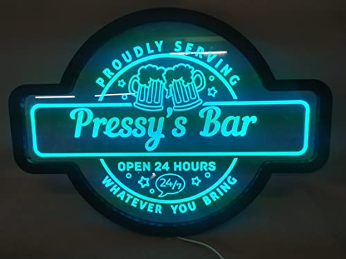 Personalisierte Bar Neon Zeichen, Bar Neon Zeichen Custom, Bar Led Neon Zeichen, Benutzerdefinierte Bar Zeichen Für Home Bar, Bar Lichter Für Home Bar, Bar Licht Up Zeichen von zouwii