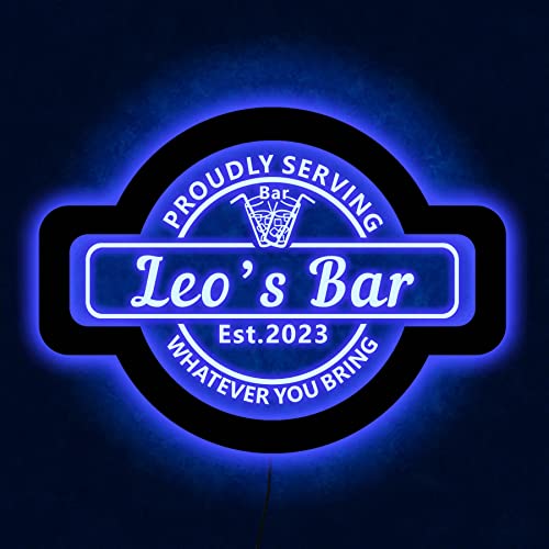 Benutzerdefinierte Bar Licht Zeichen, Benutzerdefinierte Led Zeichen Bar, Bar Licht Up Zeichen, Personalisierte Bar Zeichen, Led Acryl Zeichen Benutzerdefinierte, Licht Acryl Zeichen von zouwii