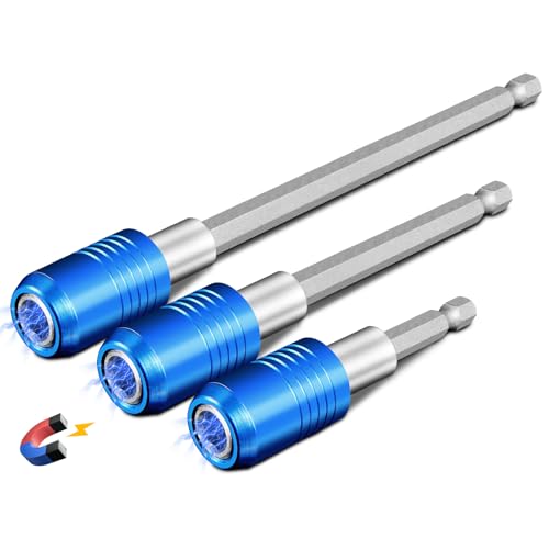 3 Stücke Magnetischer Schnellwechsel-Impact-Bithalter, 2,5/4/6 Zoll bit halter für 1/4-Zoll-Sechskantschaft, Ideal für Schraubendreherbits, Muttern, Bohrer und Steckschlüsseladapter 3 Stücke Magnetischer Schnellwechsel-Impact-Bithalter, 2,5/4/6 Zoll bit halter für 1/4-Zoll-Sechskantschaft, Ideal für Schraubendreherbits, Muttern, Bohrer und Steckschlüsseladapter von zozoa