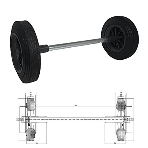 zscale ZAB-S Rad (Code: 60K) Mülltonnenrad Mülleimer Räder mit/ohne Achse Zubehör Ersatzteile von zscale