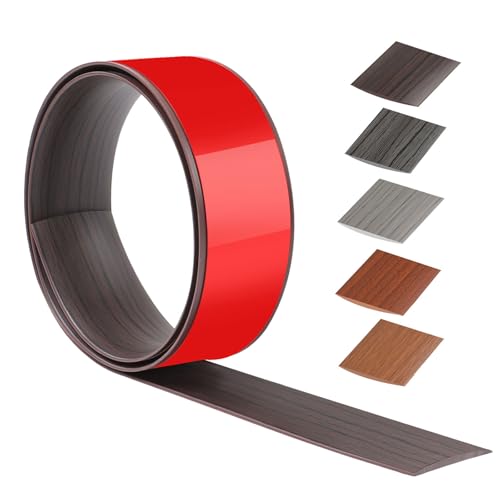 100cm X 4cm übergangsprofil selbstklebend PVC,übergangsleiste selbstklebend FüR KüChe/Wohnzimmer/Badezimmer,Türschwellen leiste Zum Verbinden Von Bodenaussparungen/Fliesen(Schwarznuss) von ztowoto