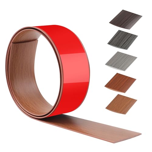 100cm X 5cm übergangsprofil selbstklebend PVC,übergangsleiste selbstklebend FüR KüChe/Wohnzimmer/Badezimmer,Türschwellen leiste Zum Verbinden Von Bodenaussparungen/Fliesen(Thai-Teakholzmaserung) von ztowoto
