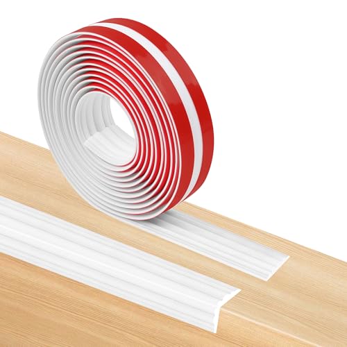 400cm Kantenschutz selbstklebend, Schaumstoff Kantenschutz Extra Breit, Multifunktional Schaumstoff Kantenschutz, Sicherungspuffer FüR TischmöBelkante (4 cm,Weiß) von ztowoto