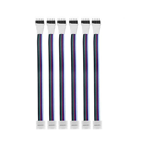 12 mm 5 Pin RGBW LED Streifen Lichterverbinder Lötfrei Stecker für 5050 RGBW/RGBWW LED Lichtstreifen von Zuchini