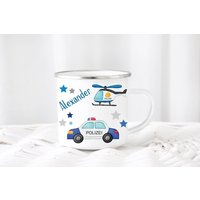 Kinderbecher Polizei Wunschname Aquarell Emaille Oder Keramik Becher Personalisierbar Emailletasse Keramiktasse Mädchen Junge Kinderbecher Polizei Wunschname Aquarell Emaille Oder Keramik Becher Personalisierbar Emailletasse Keramiktasse Mädchen Junge von zuckerputzig