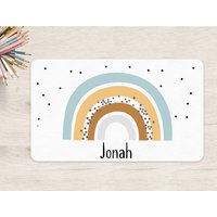 Schreibtischunterlage Regenbogen Wunschname Personalisiert Name Kinder Kinderzimmer Schreibtisch Junge Punkte Schreibtischunterlage Regenbogen Wunschname Personalisiert Name Kinder Kinderzimmer Schreibtisch Junge Punkte von zuckerputzig