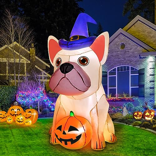 zukakii Halloween Aufblasbarer Hund für Hof von zukakii