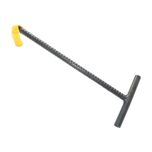 Mannlochabdeckung T Haken Stahlfeder Pullers Haken Hochschachthöhle T Form Well Deckel Trampoline Feder Griffe Pullers Werkzeug von zuousxbs