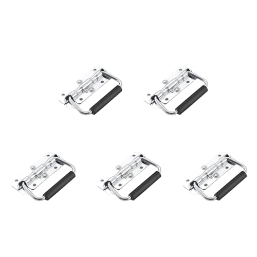 5pcs Metallklappgriffe Mit Federmechanismus Resistente Einfache Installationen Für Möbel Und Werkzeugstafelrosts von zuousxbs