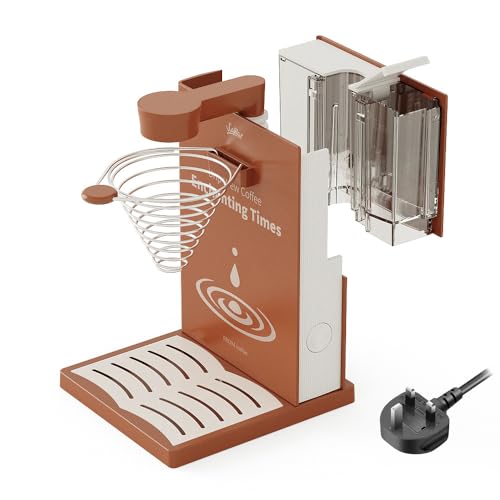 zuousxbs Elegante Kaffeemaschine Kaffee Brewing Device Appliance Edelstahltextur Geeignet Für Verschiedene Küchenküchengeräte von zuousxbs
