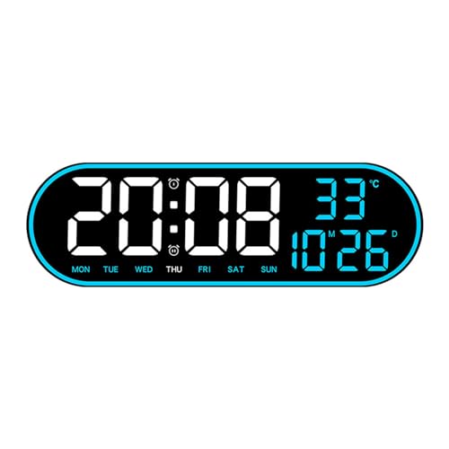 zuousxbs Moderner Digitaler Wecker Stille LED Digital Wecker Mit Fernbedienung Steuerdatum Temperaturanzeige Täglich Gebrauch Farbe Farbe zuousxbs Moderner Digitaler Wecker Stille LED Digital Wecker Mit Fernbedienung Steuerdatum Temperaturanzeige Täglich Gebrauch Farbe Farbe von zuousxbs