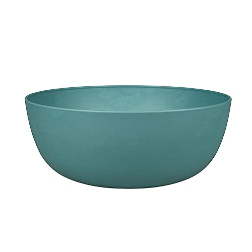 zuperzozial Campinggeschirr Salatschüssel Boost-Bowl 2000ml, Schale Bioplastic C-PLA (Misty Blue) von zuperzozial