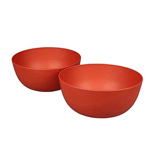 Campinggeschirr Zuperzozial Schale Boost-Bowl 900ml, terra red (2er Pack) Schale Bioplastic C-PLA von zuperzozial