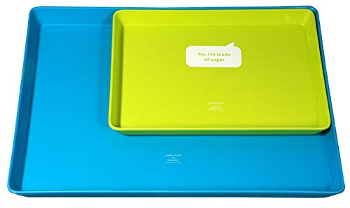 zuperzozial Just Sugar Doppeltablett, Blau und Grün, 2 Stück, Nylon/a, Nicht zutreffend zuperzozial Just Sugar Doppeltablett, Blau und Grün, 2 Stück, Nylon/a, Nicht zutreffend von zuperzozial