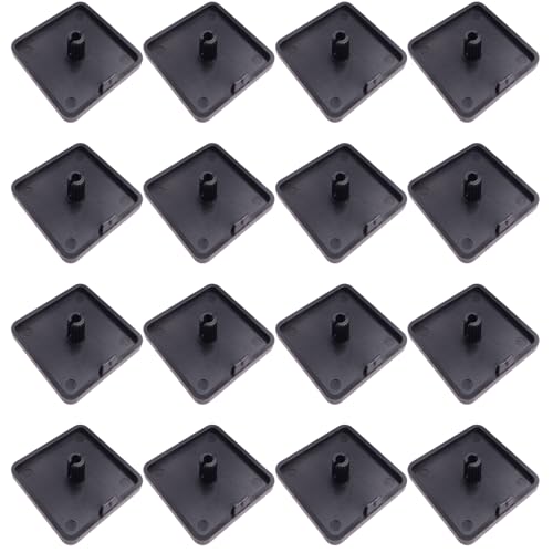 Vierkantstopfen Rohrstopfen, 8 Stück Aluminium Profil Endkappe, 40x40 Mm Endkappen, Kunststoff Aluminium-Profil-Abdeckkappen, Für Alu-Konstruktionsprofil, Profil-Endkappe, Profil-Abdeckkappe von zurabini