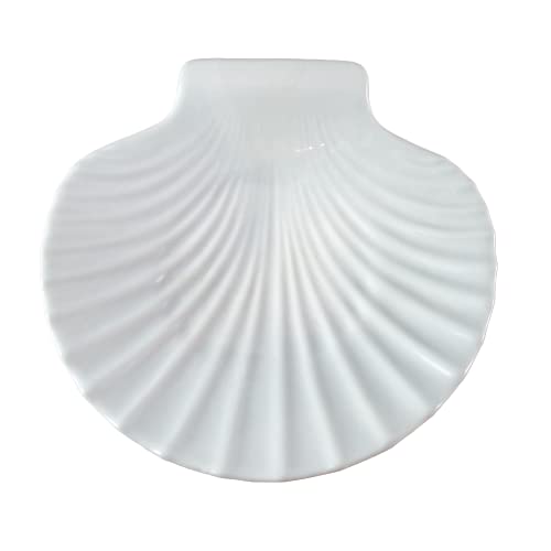 Seifenschale Muschel groß 14 cm Seifenablage Porzellan weiß Retro Deko Bad Küche Seifenschale Muschel groß 14 cm Seifenablage Porzellan weiß Retro Deko Bad Küche von zweckart