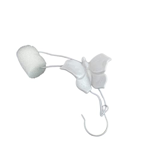 zweckart Tropfenfänger Schmetterling groß Porzellan weiß WIE ZU Omas Zeiten Kaffekanne von zweckart