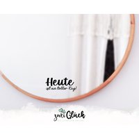 Spiegelaufkleber Motivierende Sprüche | Sticker Motivation Aufkleber Für Alle Glatten Oberflächen Geeignet von zweiglueck