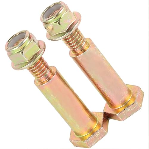 2 Sets Deckradschraube mit Sicherungsmutter für Zweipappel 5" 6" 7" 8" Gummiräder von zweipappel