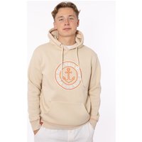 Zwillingsherz Hoodie ""Anker & Moin"" mit neongelber Kontrastnaht Zwillingsherz Hoodie ""Anker & Moin"" mit neongelber Kontrastnaht von zwillingsherz