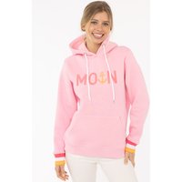 Zwillingsherz Hoodie ""Rahel"" mit "MOIN" und Anker Stickerei, kontrastfarbigen Ärmelbündchen Zwillingsherz Hoodie ""Rahel"" mit "MOIN" und Anker Stickerei, kontrastfarbigen Ärmelbündchen von zwillingsherz