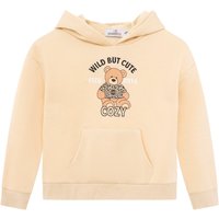 Zwillingsherz Hoodie ""Wild But Cute"" Mini-Me,mit niedlichem Teddybär und selbstbewusstem Slogan Zwillingsherz Hoodie ""Wild But Cute"" Mini-Me,mit niedlichem Teddybär und selbstbewusstem Slogan von zwillingsherz