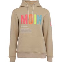 Zwillingsherz Sweatshirt, mit Kapuze, Frontprint, Neondetail von zwillingsherz