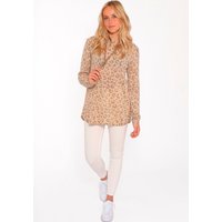 Zwillingsherz Kaschmirpullover "Hoodie "Leo Print"", mit lockerem Fit und Kapuze von zwillingsherz