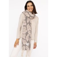 Zwillingsherz Modeschal ""Big Leo"" mit modischem Leomuster und Fransen Zwillingsherz Modeschal ""Big Leo"" mit modischem Leomuster und Fransen von zwillingsherz