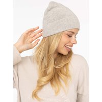 Zwillingsherz Strickmütze Feinstrick, breiter geripptem Umschlag von zwillingsherz