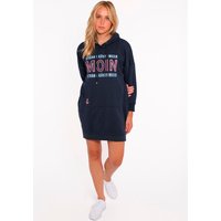 Zwillingsherz Sweatkleid ""Strand Küste Meer"", mit Kapuze und Front Motiv "Strand Küste Meer" von zwillingsherz