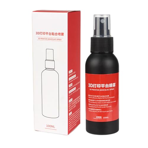 3D Printer Glue, 100ml Build Plate Adhesive Spray, 1.65x1.65x5.71 inches High Adhesion Layer, Anti Warping Bonding Agent, Model Fixing Solution, Ideal for Leveling, Accurate Printing and 3D Printer Glue, 100ml Build Plate Adhesive Spray, 1.65x1.65x5.71 inches High Adhesion Layer, Anti Warping Bonding Agent, Model Fixing Solution, Ideal for Leveling, Accurate Printing and von zwxqe