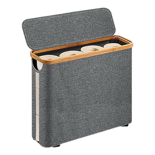 Badezimmertoilettenpapier Lagerung-Der Organisatorhalter Des Wasserdichten Schranks Für Platzsparende Bequemlichkeit, Korb Mit Staubdichtem Design, Mehrzweck-Rack Für Gewebebrollen Und Kleine Toilette Badezimmertoilettenpapier Lagerung-Der Organisatorhalter Des Wasserdichten Schranks Für Platzsparende Bequemlichkeit, Korb Mit Staubdichtem Design, Mehrzweck-Rack Für Gewebebrollen Und Kleine Toilette von zwxqe