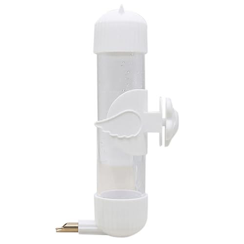 Birds Automatic Water Feeder, Fed Drinking Bottle, Compact Hydration Dispenser for Budgies, Cockatiels, Lovebirds, Canaries, Finches, Small Parrots, Cages, 1.97x1.97x9.06 Inches von zwxqe