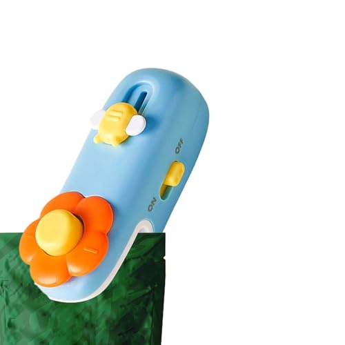 Chips Beutelversiegler,Blume Tragbarer Vakuumierer | Magnetischer Handheld Tragbarer Wiederaufladbarer Schneider und Wiederöffner für Lebensmittel Snack Fleisch Aufbewahrung Chips Beutelversiegler,Blume Tragbarer Vakuumierer | Magnetischer Handheld Tragbarer Wiederaufladbarer Schneider und Wiederöffner für Lebensmittel Snack Fleisch Aufbewahrung von zwxqe