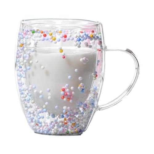 Heiß- und Kaltglasbecher | Doppelwandiges Glas für Kaffee | Klar Isolierglas Kaffeetasse | Damen Glas Trinkgeschirr Transparent Glas Kaffeetassen Hitzebeständige Stilvolle Glasbecher Heiß- und Kaltglasbecher | Doppelwandiges Glas für Kaffee | Klar Isolierglas Kaffeetasse | Damen Glas Trinkgeschirr Transparent Glas Kaffeetassen Hitzebeständige Stilvolle Glasbecher von zwxqe