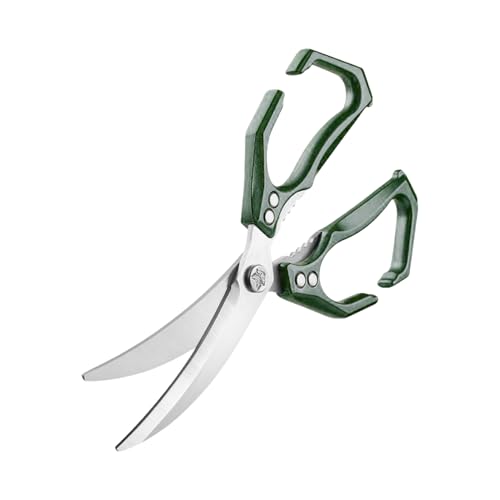 Küchenschere | 2 In 1 Zerkleinerungsschere Mit Nussknacker,Robuste Edelstahl Multifunktions Küchenschere für Obst Salat Küchenschere | 2 In 1 Zerkleinerungsschere Mit Nussknacker,Robuste Edelstahl Multifunktions Küchenschere für Obst Salat von zwxqe
