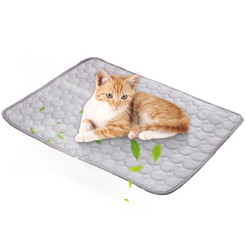 Kühlmatte für Haustiere, Kühlmatte für Hunde, Kühlkissen für Welpen, Sommer-Eispads, Hundebettmatten, Schlafmatte für Hunde und Katzen, Haustierbedarf für Käfig, Zwinger, Bett, Sofa von zwxqe