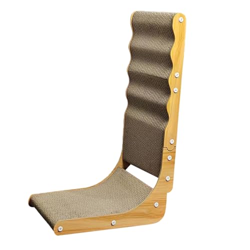 L Shaped Cat Scratcher, Kitten Scratch Board, 25.98x15.16x10.04 Inches Pet Nail Sharpener, Interactive Exercise Toy, Mental and Physical Activity Tool for Kittens and Small Cats L Shaped Cat Scratcher, Kitten Scratch Board, 25.98x15.16x10.04 Inches Pet Nail Sharpener, Interactive Exercise Toy, Mental and Physical Activity Tool for Kittens and Small Cats von zwxqe