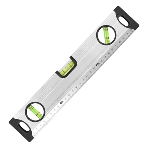 Magnetgeist Level - 11,8 Zoll Aluminiumlegierung Herrscher für genaue Ausrichtung, Präzisionsmesswerkzeug mit stabilem Design, Nivellierung von Hilfsmitteln für Holzarbeiten, Heimprojekte und Regale Magnetgeist Level - 11,8 Zoll Aluminiumlegierung Herrscher für genaue Ausrichtung, Präzisionsmesswerkzeug mit stabilem Design, Nivellierung von Hilfsmitteln für Holzarbeiten, Heimprojekte und Regale von zwxqe
