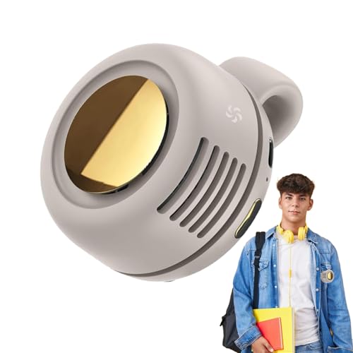 Portable Fan with 360° Rotation, Rechargeable Bladeless Personal Air Cooler Featuring 3 Speed Settings, Quiet Travel Accessory for Waist, Commuting, and Outdoor Use Portable Fan with 360° Rotation, Rechargeable Bladeless Personal Air Cooler Featuring 3 Speed Settings, Quiet Travel Accessory for Waist, Commuting, and Outdoor Use von zwxqe